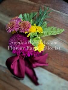 Corsage Pin Fall Colours