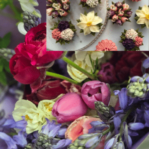 Mothers Day Signature Bouquet + 6 Floral Cupcakes